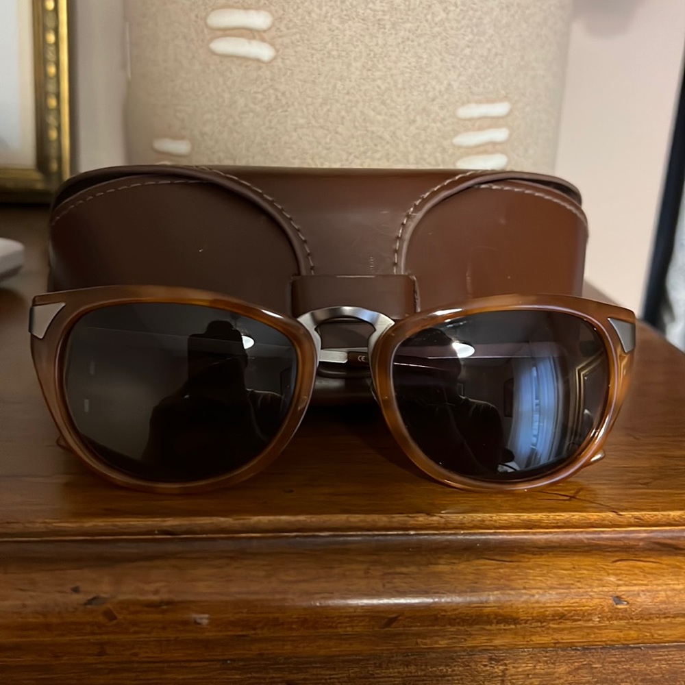 RAEN Brown Sunglasses with Black Lenses